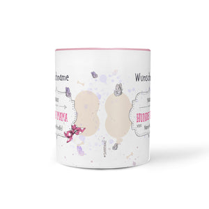 Tasse Wunschname stolze Hundemama Kaffeebecher - Sunnywall - Individualität trifft Design