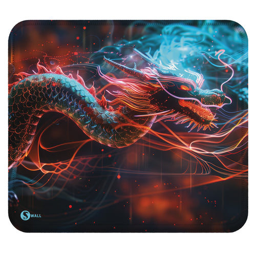 Gaming Mauspad XXL Dragon Glow 90x40 | 80x30 | 45x40 cm 4mm Premium Dicke