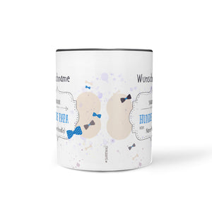 Tasse Wunschname stolze Hundepapa Kaffeebecher - Sunnywall - Individualität trifft Design
