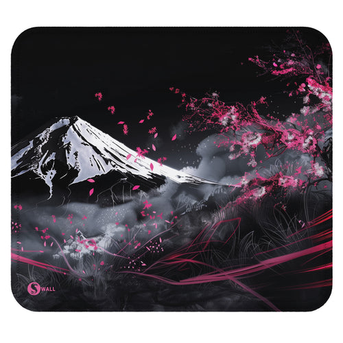 Gaming Mauspad XXL Japanese Mountain Sakura 90x40 | 80x30 | 45x40 cm 4 mm Premium-Dicke