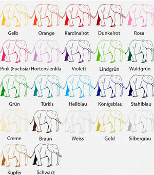 Wandtattoo Elefant – Stilvolle Safari Deko für das Wohnzimmer | XXL Wandaufkleber Tiermotiv" - Sunnywall - Individualität trifft Design