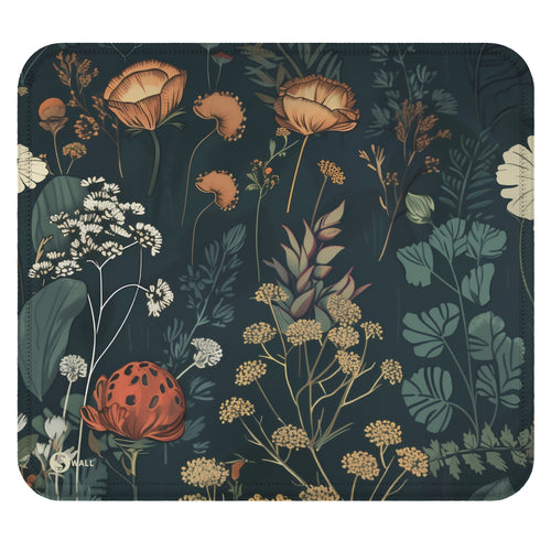 Gaming Mauspad XXL Floral Blumengarten 90x40 | 80x30 | 45x40 cm 4mm Premium Dicke