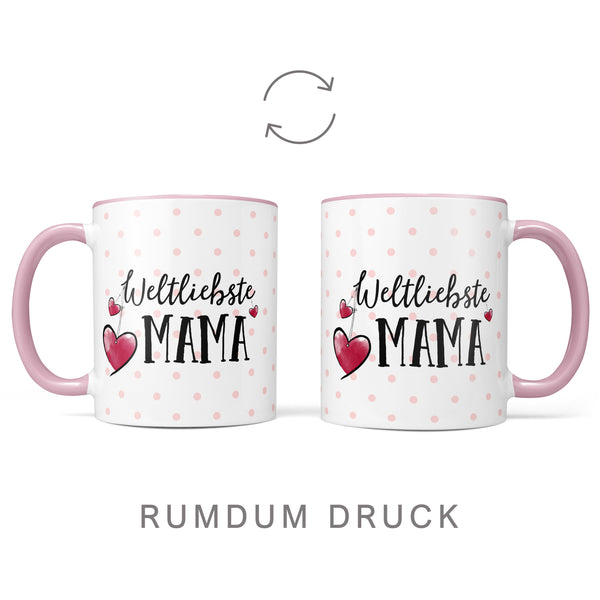 Weltliebste Mama – Tasse und Kissen - Sunnywall - Individualität trifft Design