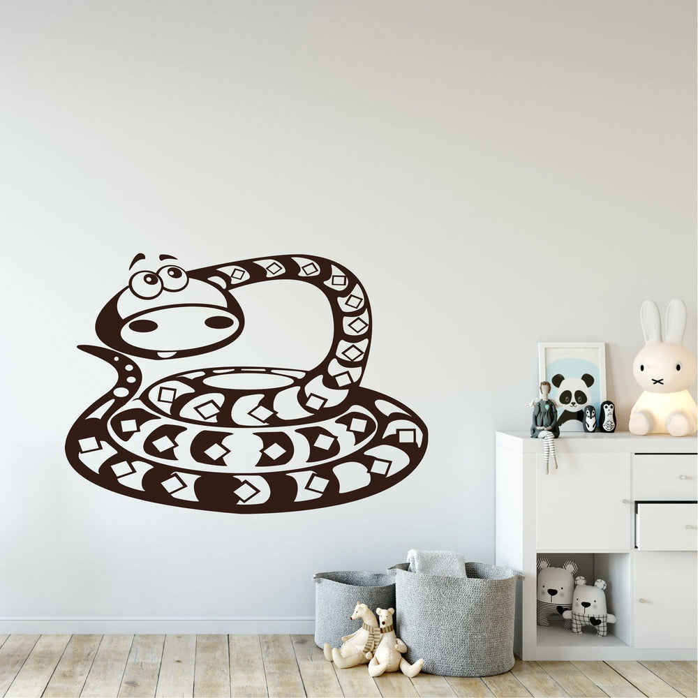 Wandtattoo Schlange – Wüstenschlange als Wandaufkleber für das Kinderzimmer - Sunnywall - Individualität trifft Design