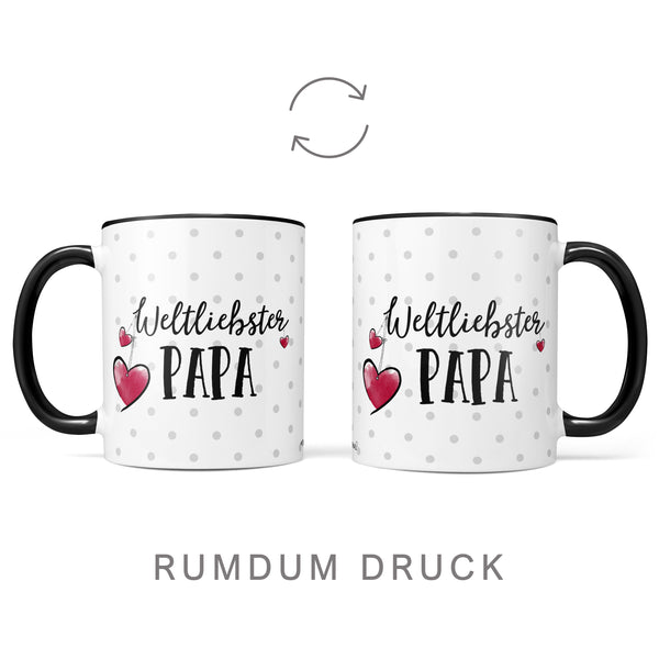 Weltliebster Papa – Tasse und Kissen - Sunnywall - Individualität trifft Design