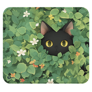 Gaming Mauspad XXL schwarze Katze LoFi 90x40 | 80x30 | 45x40 cm 4mm Premium