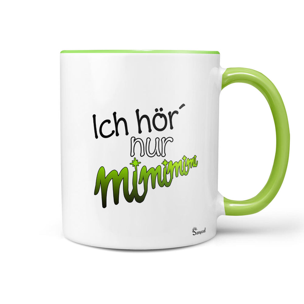 Spruch Tasse Kaffeetasse Mimimi – Lustige Kaffeetasse für Büro, Kollegen & Zuhause - Sunnywall - Individualität trifft Design