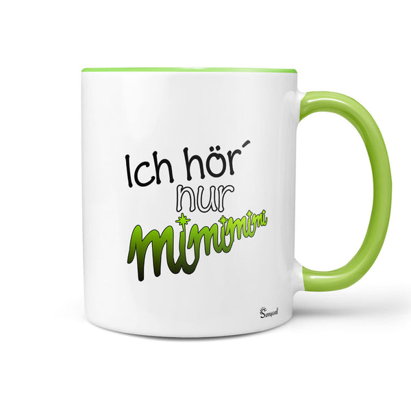 Spruch Tasse Kaffeetasse Mimimi – Lustige Kaffeetasse für Büro, Kollegen & Zuhause - Sunnywall - Individualität trifft Design
