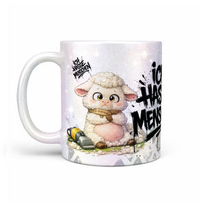 Schaf Tasse „Ich hasse Menschen“ – Lustige Kaffeetasse