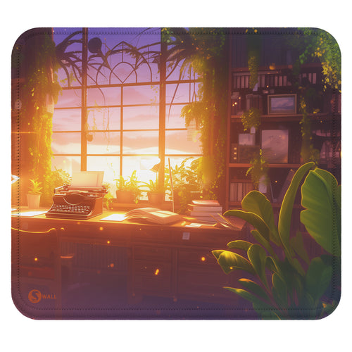 Gaming Mauspad XXL Studierzimmer Bookish LoFi Bücher 90x40 | 80x30 | 45x40 cm 4mm dick