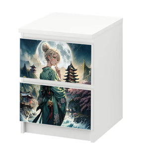 Möbelfolie IKEA MALM Anime – Tsukigami Mondgöttin bei Vollmond