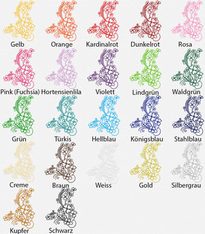 Wandtattoo Kleeblatt – Klee Clover Glücksbringer als Wandaufkleber für dein Zuhause - Sunnywall - Individualität trifft Design