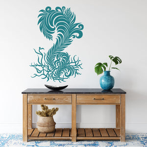 Wandtattoo Farn – Florales Design mit eleganten Blättern | Dekorativer Wandaufkleber für Natur- und Pflanzenliebhaber - Sunnywall - Individualität trifft Design