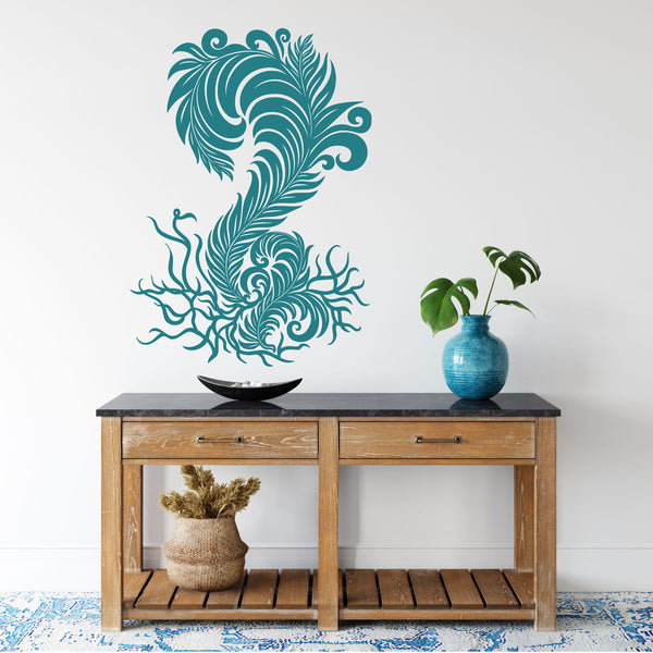 Wandtattoo Farn – Florales Design mit eleganten Blättern | Dekorativer Wandaufkleber für Natur- und Pflanzenliebhaber - Sunnywall - Individualität trifft Design