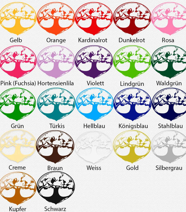 Wandtattoo Lebensbaum – Symbolischer Baum mit tiefen Wurzeln | Wandaufkleber für Natur- und Pflanzenliebhaber - Sunnywall - Individualität trifft Design