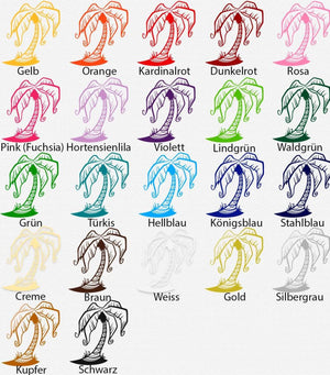 Wandtattoo Palme – Exotischer Wandaufkleber für Karibik-Feeling Zuhause - Sunnywall - Individualität trifft Design