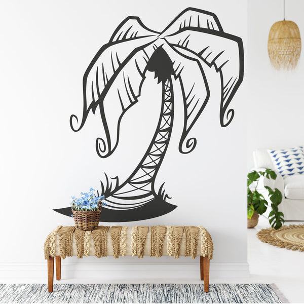 Wandtattoo Palme – Exotischer Wandaufkleber für Karibik-Feeling Zuhause - Sunnywall - Individualität trifft Design