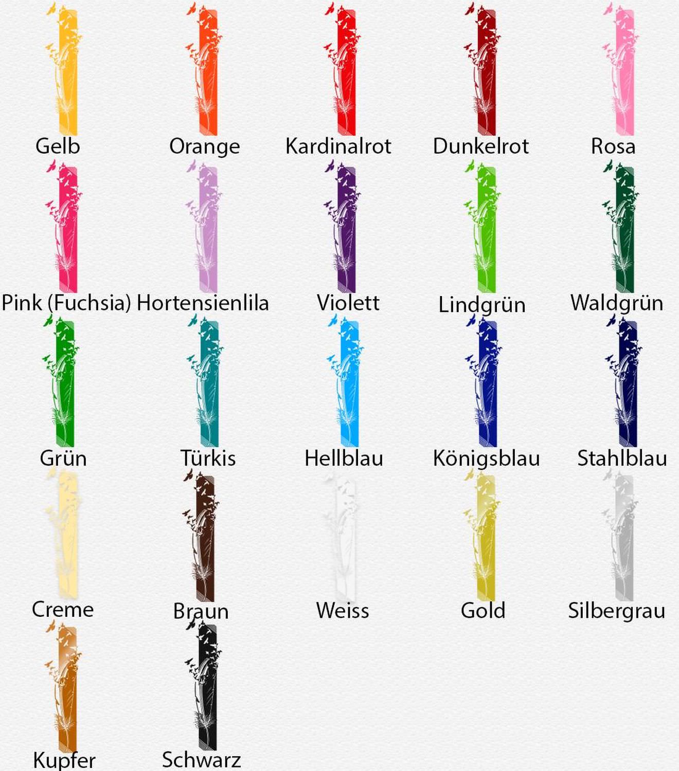 Wandtattoo Banner – Tauben mit großer Feder und Freiheitssymbol  | Wandaufkleber für ein Gefühl der Freiheit - Sunnywall - Individualität trifft Design