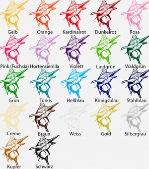Wandtattoo Maritim – Majestätischer Schwertfisch in der Meereswelt | Wandaufkleber mit Ozean- und Meerestieren - Sunnywall - Individualität trifft Design