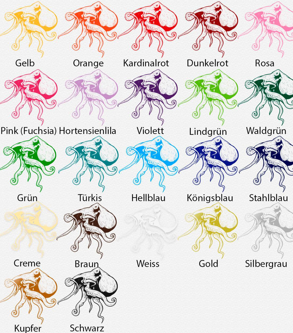 Wandtattoo Maritim – Majestätischer Oktopus in der Meereswelt | Wandaufkleber mit Ozean- und Meerestieren - Sunnywall - Individualität trifft Design