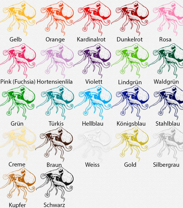 Wandtattoo Maritim – Majestätischer Oktopus in der Meereswelt | Wandaufkleber mit Ozean- und Meerestieren - Sunnywall - Individualität trifft Design