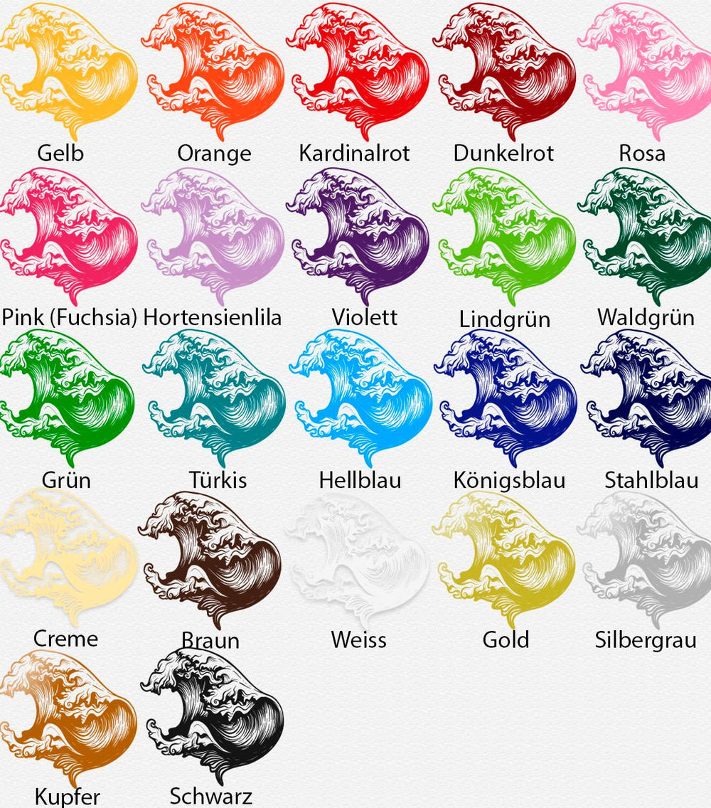 Wandtattoo Maritim Tsunami Welle - Surfer Welle - Wandaufkleber | Wanddekoration Wandmotiv für Freunde der großen Welle - Sunnywall - Individualität trifft Design