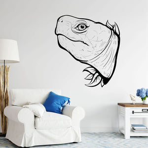 Wandtattoo Maritim – Majestätische Riesen Schildkröte in der Meereswelt | Wandaufkleber mit Ozean- und Meerestieren - Sunnywall - Individualität trifft Design