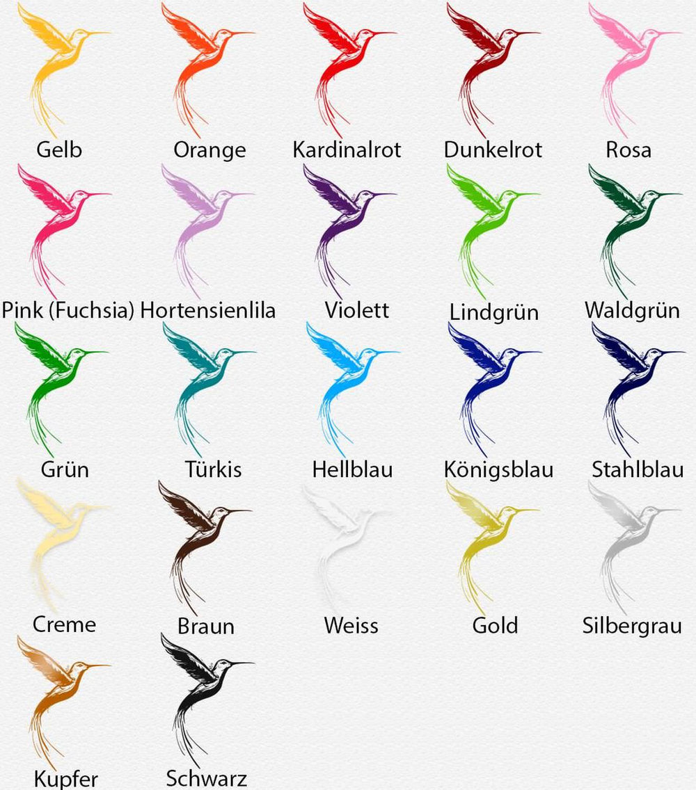 Wandtattoo Kolibri – Eleganter Vogel im Flug | Wandaufkleber für Natur- und Tierliebhaber - Sunnywall - Individualität trifft Design