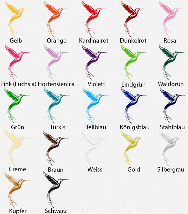 Wandtattoo Kolibri – Eleganter Vogel im Flug | Wandaufkleber für Natur- und Tierliebhaber - Sunnywall - Individualität trifft Design