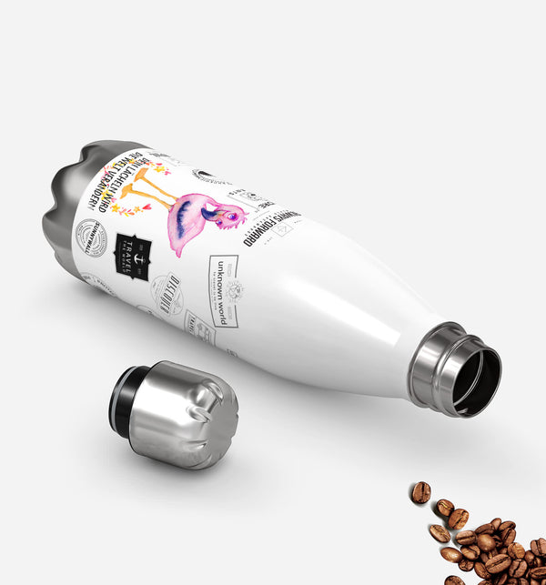 Thermosflasche 500 ml – Flamingo - Sunnywall - Individualität trifft Design