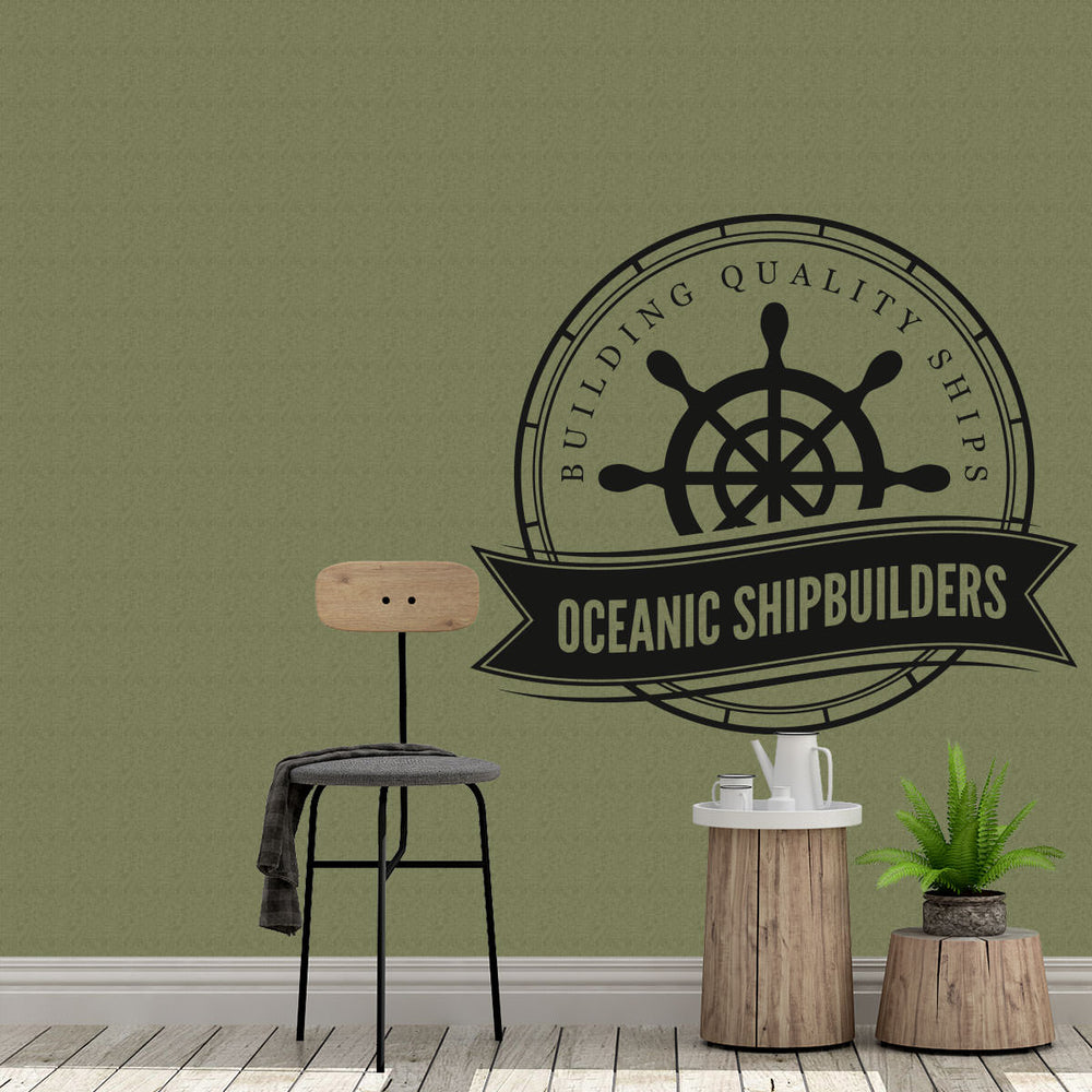 Wandtattoo Maritim - Nautical Oceanic Shipbuilders Nautical-Style | Wandaufkleber für Ozean- & Meeresliebhaber - Sunnywall - Individualität trifft Design