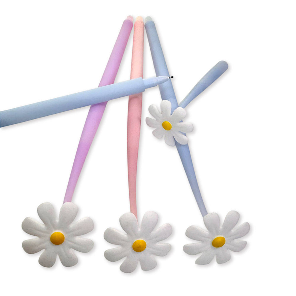 Blume Gelstift - verspielter Wackel-Schreibstift mit flexiblem Stiftende