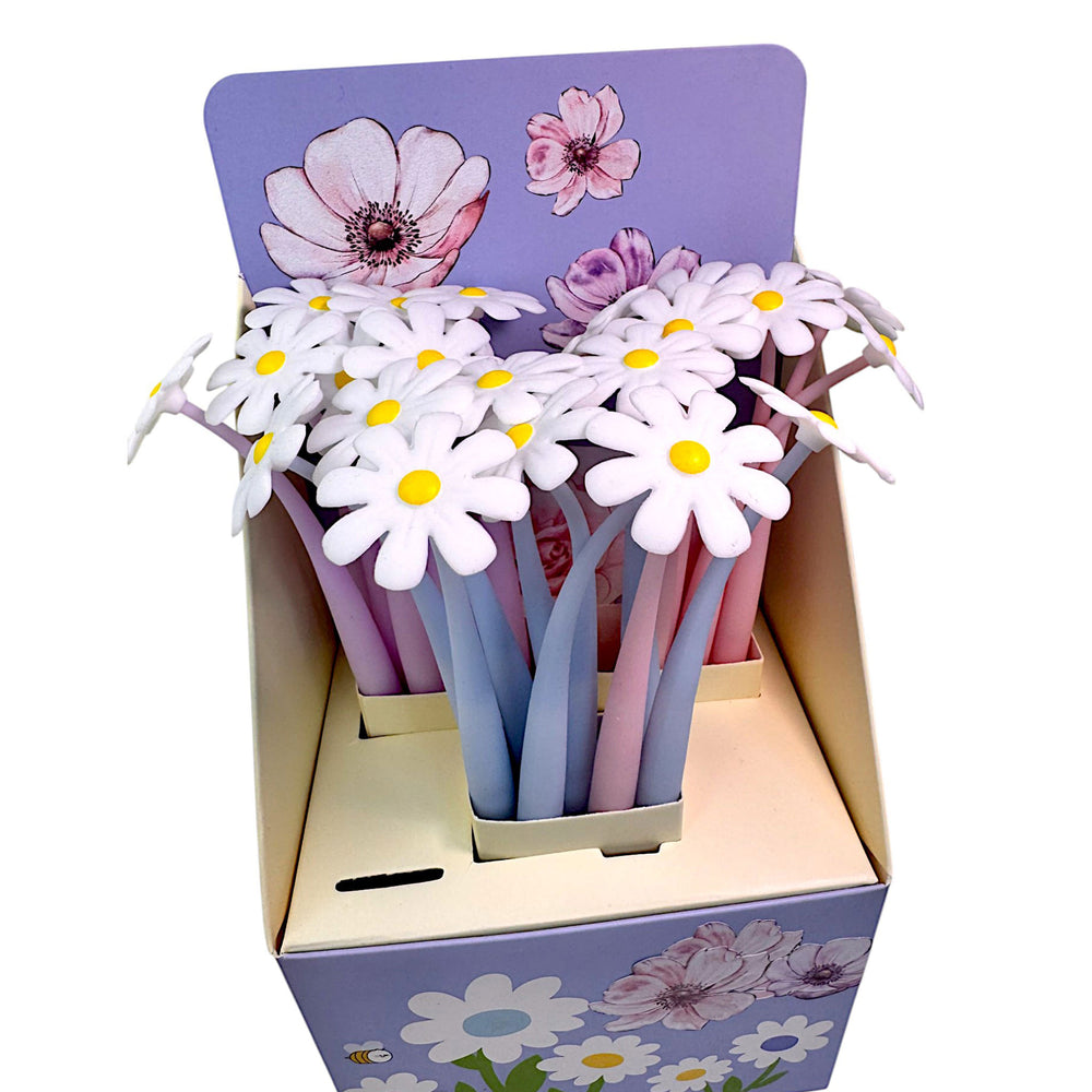 Blume Gelstift - verspielter Wackel-Schreibstift mit flexiblem Stiftende