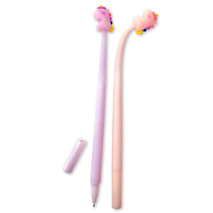 Einhorn Gelstift - verspielter Wackel-Schreibstift mit flexiblem Stiftende