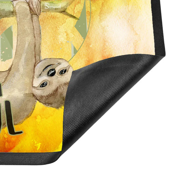 Fußmatte Faultier sloth - Am liebsten mit Dir 50 x 35, 60 x 40, 75 x 50 cm Sunnywall