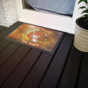 Fußmatte Fuchs Fox Hase Rabbit in love Sunnywall