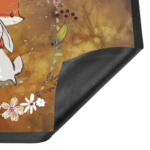 Fußmatte Fuchs Fox Hase Rabbit in love Sunnywall