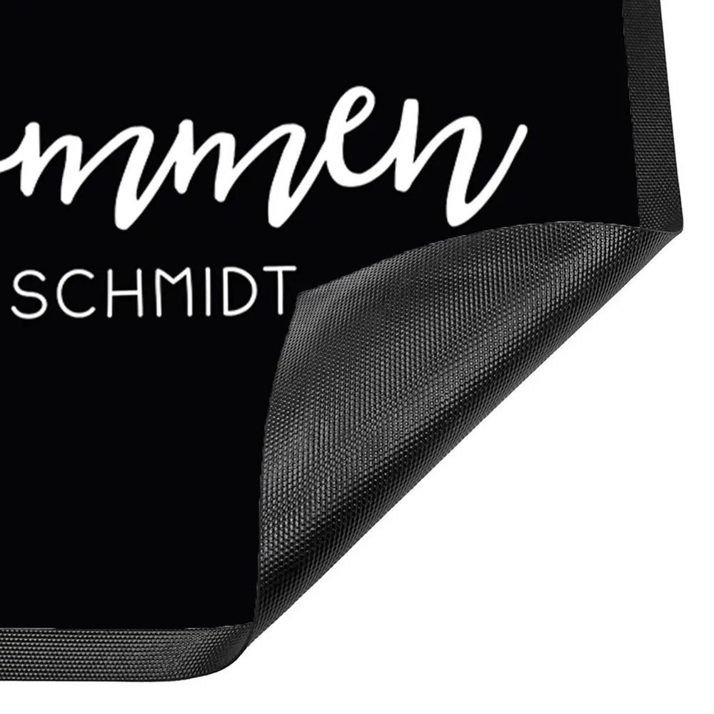 Fußmatte Willkommen Familie personalisiert mit Wunschnamen Sunnywall