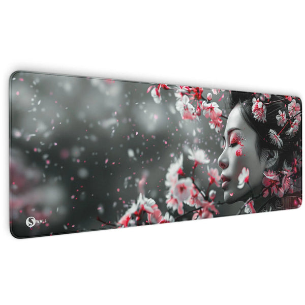 Gaming Mauspad XXL | Asian Girl Sakura | PREMIUM-DICKE 4 MM Sunnywall