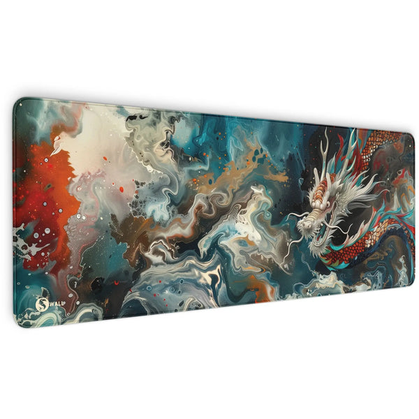 Gaming Mauspad XXL | Chinese Dragon - Chinesischer Drachen | PREMIUM-DICKE 4 MM Sunnywall