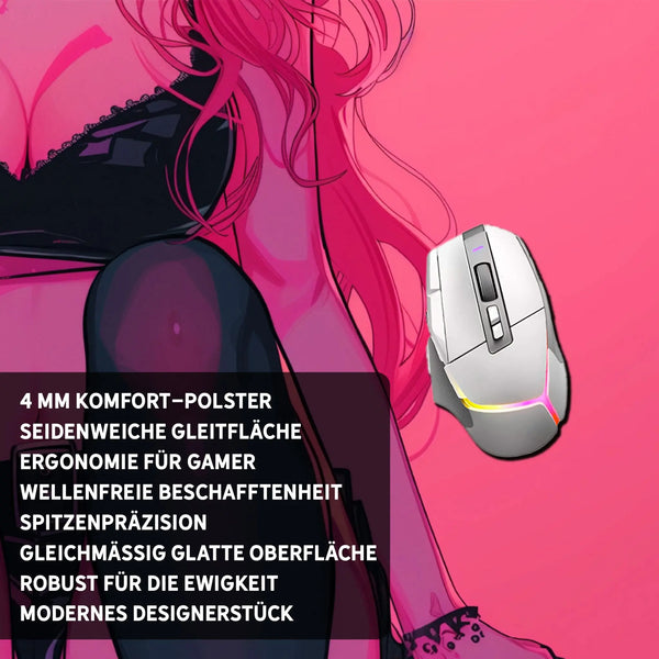 Gaming Mauspad XXL | Cute Girl | PREMIUM-DICKE 4 MM Sunnywall