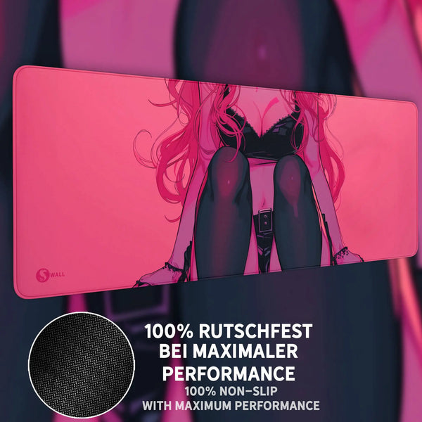 Gaming Mauspad XXL | Cute Girl | PREMIUM-DICKE 4 MM Sunnywall