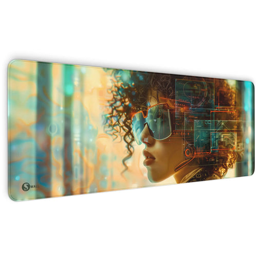 Gaming Mauspad XXL | Cyberpunk Lady | PREMIUM-DICKE 4 MM Sunnywall