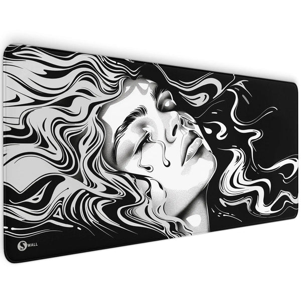 Gaming Mauspad XXL | Ink Girl | PREMIUM-DICKE 4 MM Sunnywall