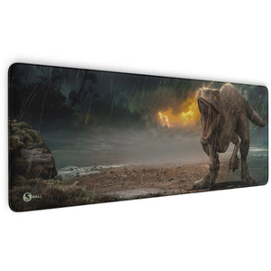 Gaming Mauspad XXL | Raptor Dinosaurier | PREMIUM-DICKE 4 MM Sunnywall