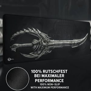 Gaming Mauspad XXL | Schwert | PREMIUM-DICKE 4 MM Sunnywall
