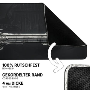 Gaming Mauspad XXL | Schwert | PREMIUM-DICKE 4 MM Sunnywall