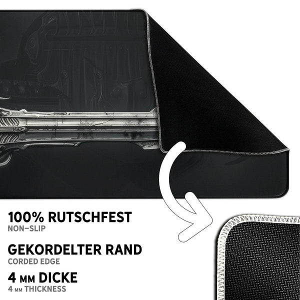 Gaming Mauspad XXL | Schwert | PREMIUM-DICKE 4 MM Sunnywall