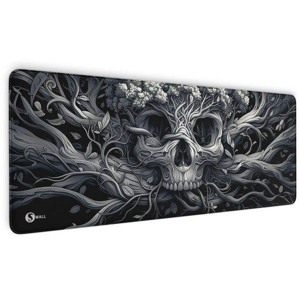 Gaming Mauspad XXL | Skull Tree - Schädel Baum | PREMIUM-DICKE 4 MM Sunnywall