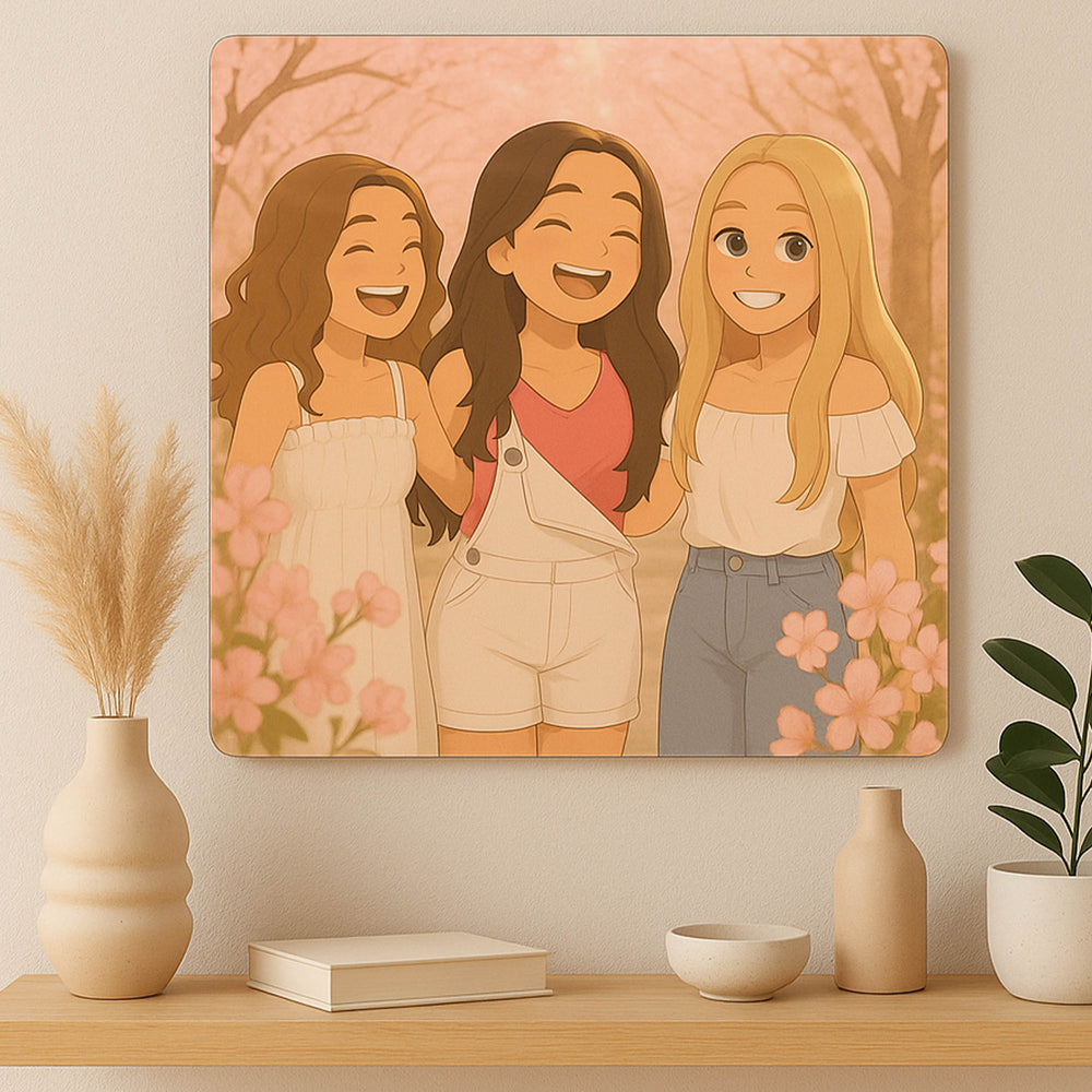 Create a real glass picture with your own photo – brilliant colors